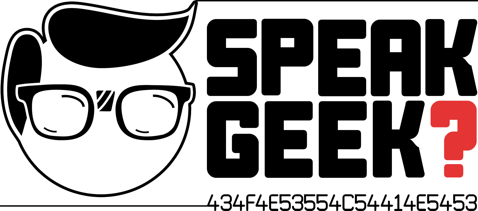 Speak Geek? colour logo